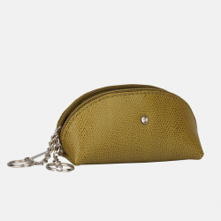 Oliwkowe etui na klucze z kryształem Swarovski