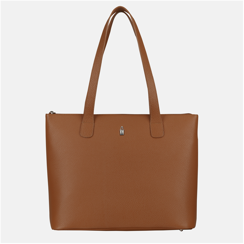 EMMA - Jasnobrązowa torebka skórzana - Oferta B2B - oferta dla firm