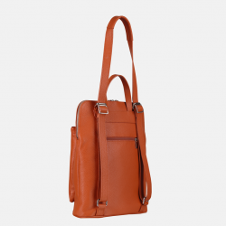 VINCI - Pomarańczowy plecak skórzany - Oferta B2B