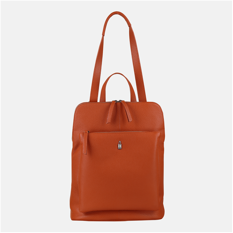 VINCI - Pomarańczowy plecak skórzany - Oferta B2B - oferta dla firm