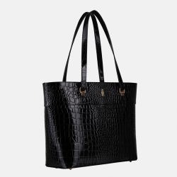 Shopperka w kolorze czarnym ze złotymi wykończeniami - Oferta B2B