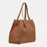 POLA - Jasnobrązowa torebka skórzana shopper - Oferta B2B - oferta dla firm
