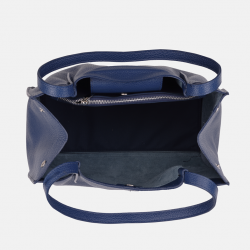 POLA - Granatowa shopperka ze skóry naturalnej - Oferta B2B
