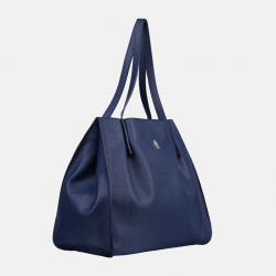 POLA - Granatowa shopperka ze skóry naturalnej - Oferta B2B