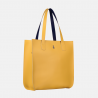 GILDA - Dwukolorowa żółto-niebieska torebka skórzana shopper - Oferta B2B - oferta dla firm
