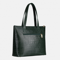 EMMA - Zielona torebka skórzana croco - Oferta B2B