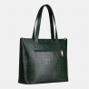 EMMA - Zielona torebka skórzana croco - Oferta B2B - oferta dla firm