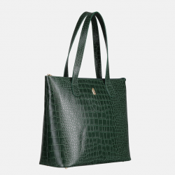 EMMA - Zielona torebka skórzana croco - Oferta B2B