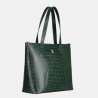 EMMA - Zielona torebka skórzana croco - Oferta B2B - oferta dla firm