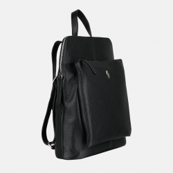 VINCI - Czarny wielofunkcyjny plecak skórzany - Oferta B2B