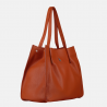 POLA - Pomarańczowa torebka shopper skórzana - Oferta B2B - oferta dla firm