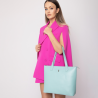 EMMA - Miętowa torebka skórzana a4 - oferta B2B - oferta dla firm