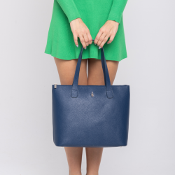 EMMA - Granatowa torebka skórzana - Oferta B2B