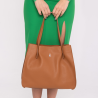 POLA - Jasnobrązowa torebka skórzana shopper - Oferta B2B - oferta dla firm