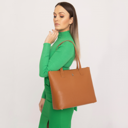 EMMA - Jasnobrązowa torebka skórzana - Oferta B2B
