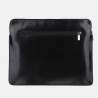 Czarna elegancka aktówka a4 ze skóry naturalnej - Oferta B2B - oferta dla firm