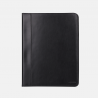 Czarny organizer A4 z wegańskiej skóry z jabłek - oferta dla firm