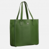 GILDA - Zielona torebka skórzana shopper - Oferta B2B - oferta dla firm