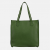 GILDA - Zielona torebka skórzana shopper - Oferta B2B - oferta dla firm
