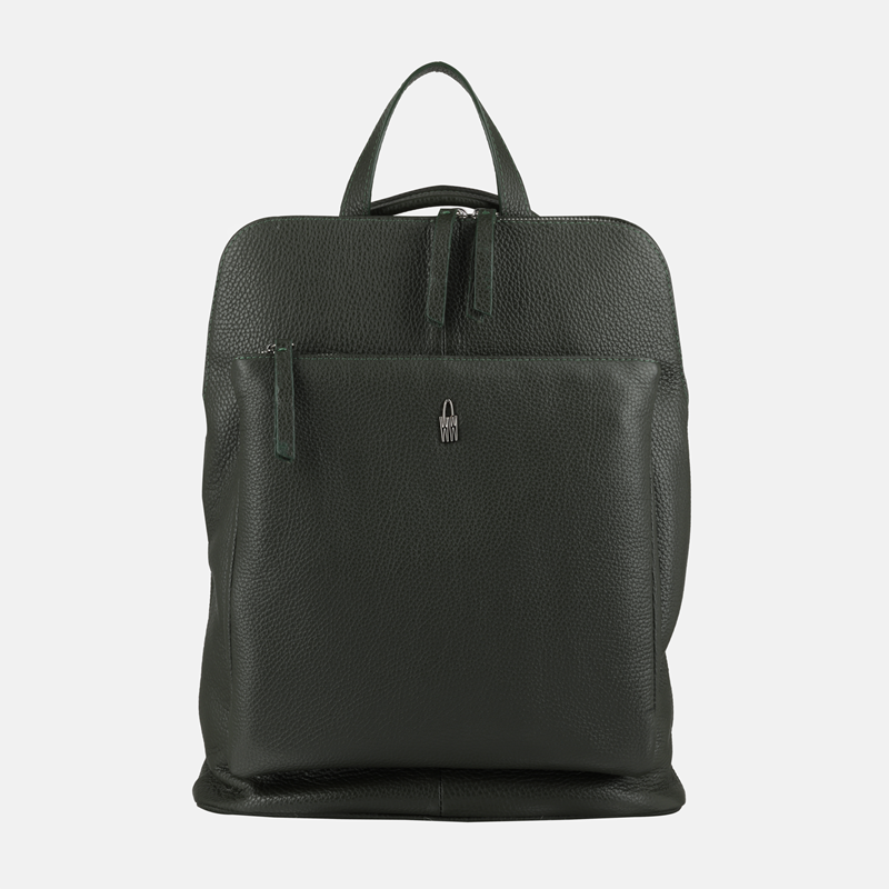 Plecak skórzany damski w kolorze khaki - oferta dla firm