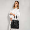 TALIA - Czarna torebka skórzana shopper - Oferta B2B - oferta dla firm