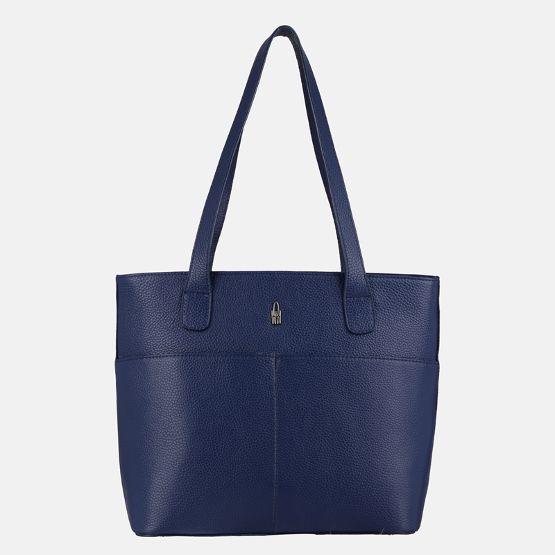 Torebka skórzana w kolorze granatowym - Oferta B2B - oferta dla firm