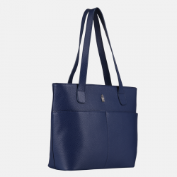 Torebka skórzana w kolorze granatowym - Oferta B2B