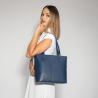 Torebka skórzana w kolorze granatowym - Oferta B2B - oferta dla firm