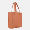 GILDA - Morelowa torebka skórzana shopper - Oferta B2B - oferta dla firm