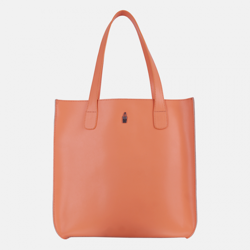 GILDA - Morelowa torebka skórzana shopper - Oferta B2B - oferta dla firm