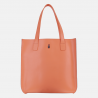GILDA - Morelowa torebka skórzana shopper - Oferta B2B - oferta dla firm