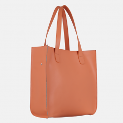 GILDA - Morelowa torebka skórzana shopper - Oferta B2B