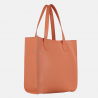 GILDA - Morelowa torebka skórzana shopper - Oferta B2B - oferta dla firm