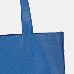STELLA - Niebieska torebka skórzana shopper - Oferta B2B