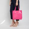 GILDA - Różowa torebka skórzana shopper - Oferta B2B - oferta dla firm