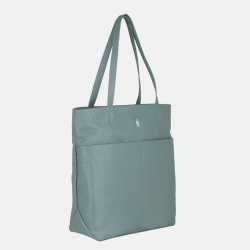 SUZANA - Miętowa torebka skórzana na ramię - Oferta B2B