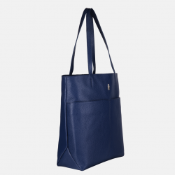 SUZANA - Granatowa torebka skórzana na ramię - Oferta B2B