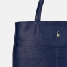 SUZANA - Granatowa torebka skórzana na ramię - Oferta B2B - oferta dla firm