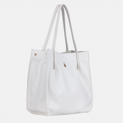 TALIA - Biała torebka skórzana typu shopper - Oferta B2B