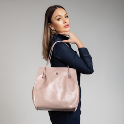 TALIA - Shopperka w kolorze pudrowego różu - Oferta B2B