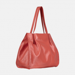 POLA - Koralowa torebka skórzana na ramię - Oferta B2B