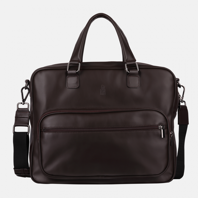 BRUNO - Brązowa teczka skórzana - Oferta B2B - oferta dla firm