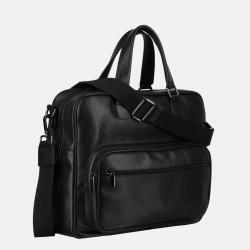 BRUNO - Czarna teczka skórzana - Oferta B2B
