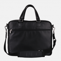 BRUNO - Czarna teczka skórzana - Oferta B2B