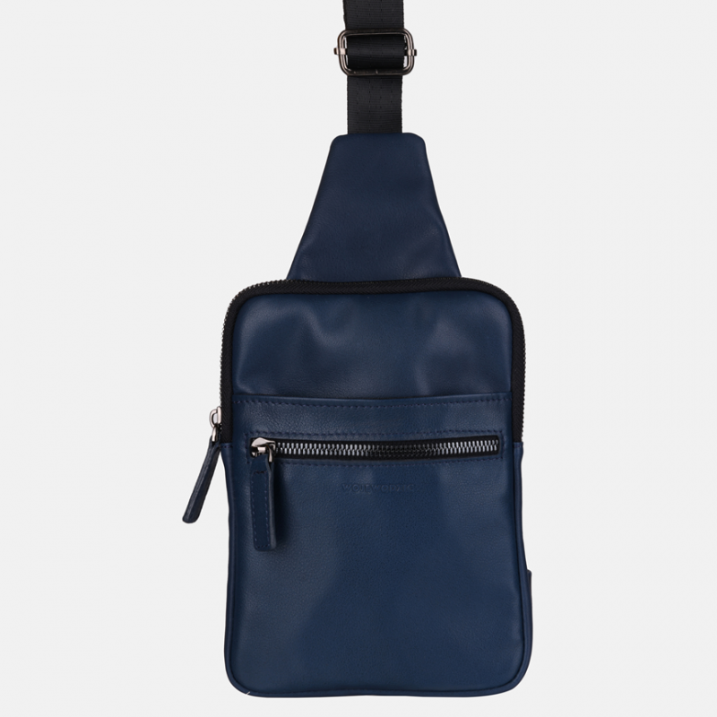IVO - Granatowa nerka skórzana - Oferta B2B - oferta dla firm