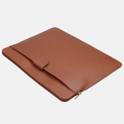 Brązowa aktówka ze skóry wegańskiej - Oferta B2B