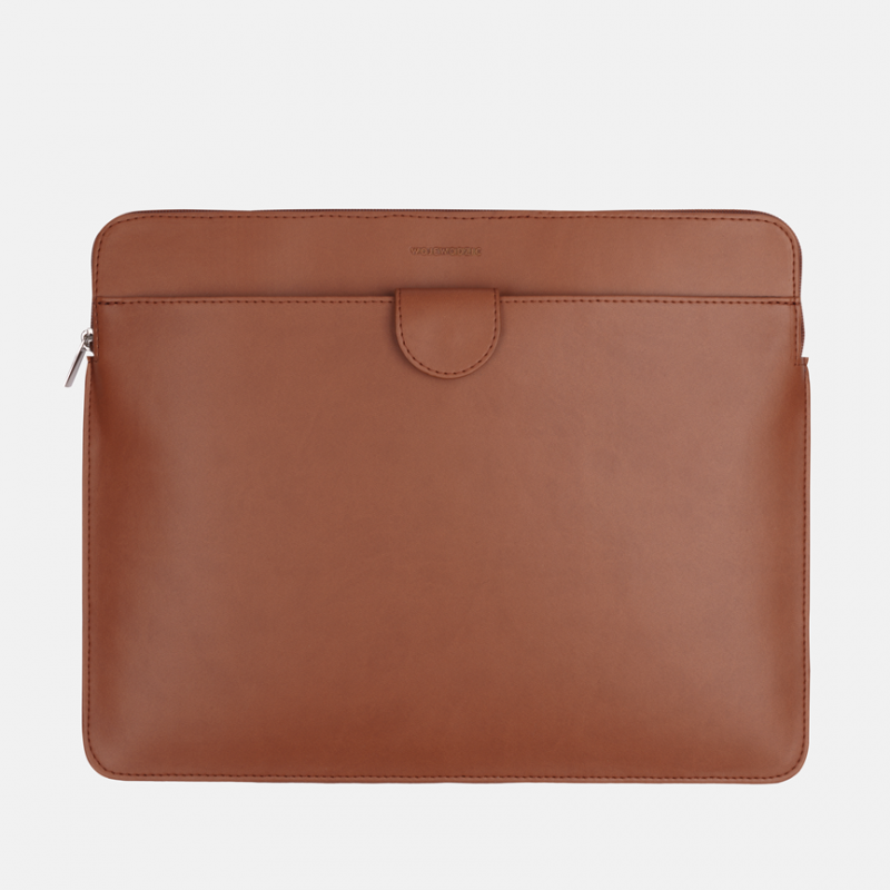 Brązowa aktówka ze skóry wegańskiej - Oferta B2B - oferta dla firm