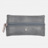 Szare etui na klucze ze skóry wegańskiej w wężowy wzór - Oferta B2B - oferta dla firm