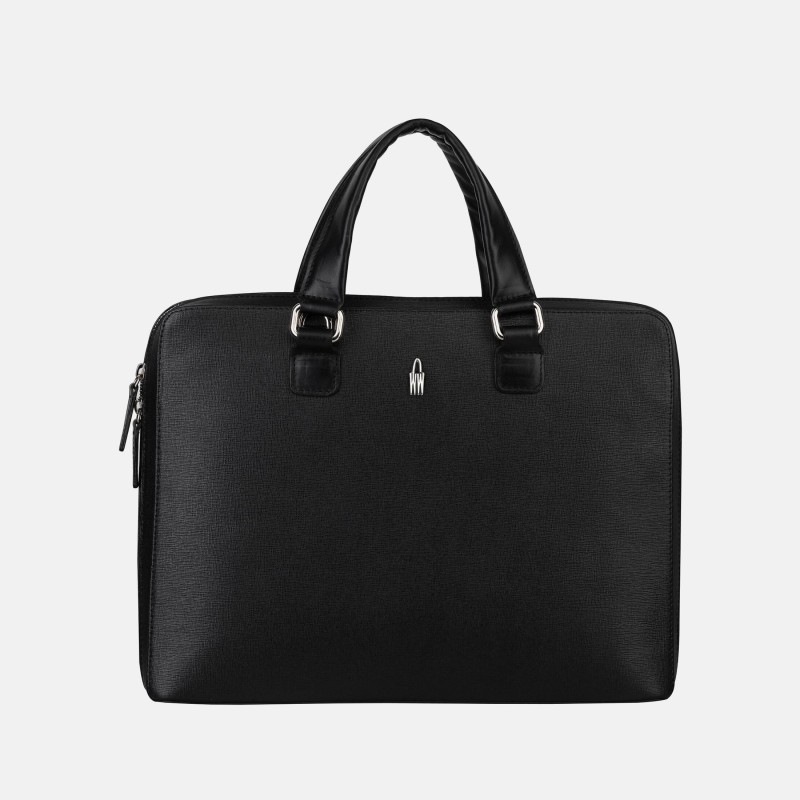 Czarna teczka skórzana - oferta dla firm