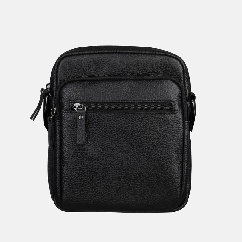 Czarna torba saszetka męska ze skóry - Oferta B2B - oferta dla firm